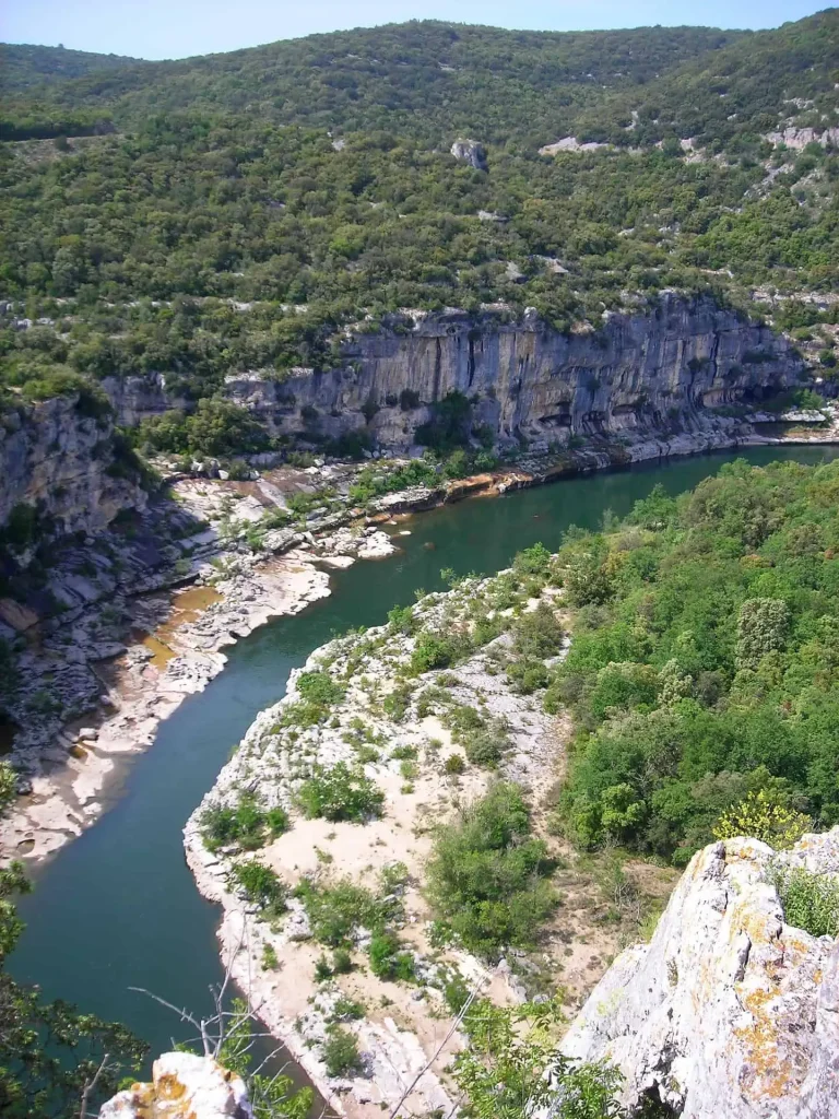 Ardèche im Süden Frankreichs